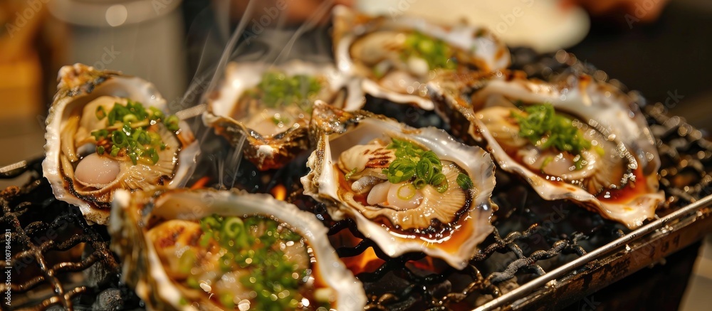 Gourmet Grilled Oysters Presentation Gourmet Grilled Oysters Presentation