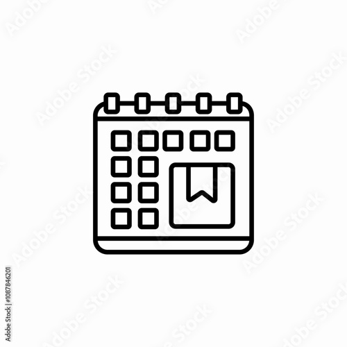 caledar delivery date icon sign vector