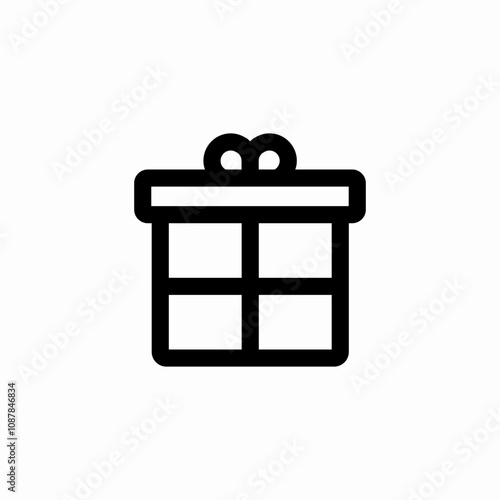 gift surprise icon sign vector