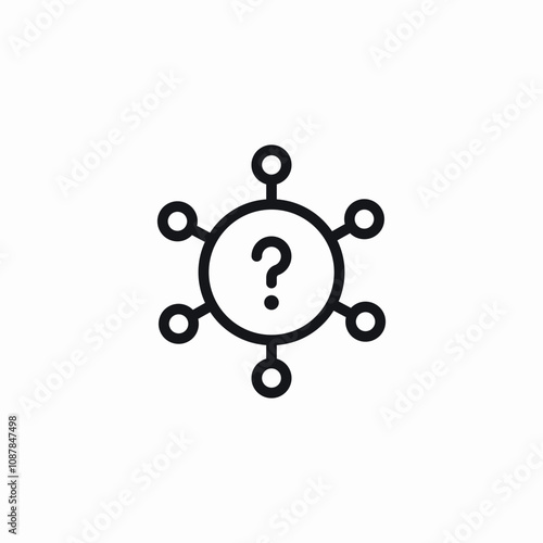 question faq icon sign vector