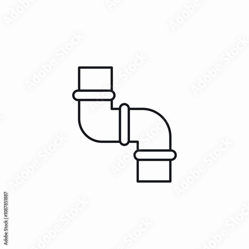 water pipe icon sign vector