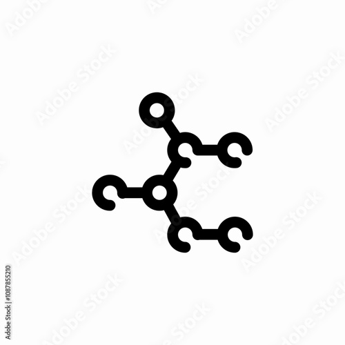 chemical compounds icon sign vector