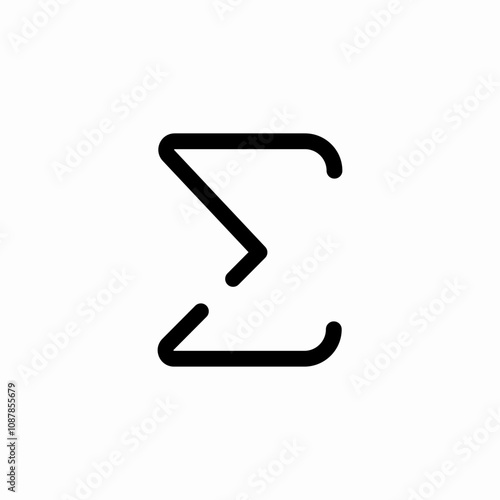 epsilon letter icon sign vector