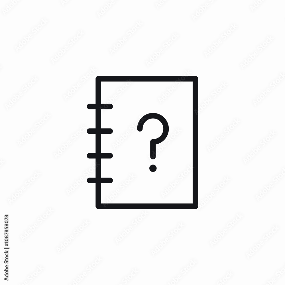 faq book icon sign vector faq book icon sign vector