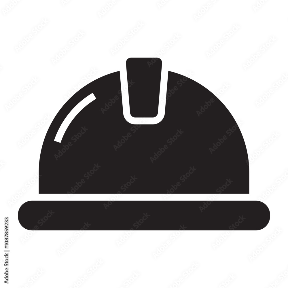 Helmet icon. Helmet icon.