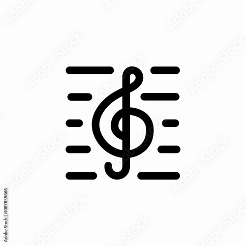 music notes icon sign vector