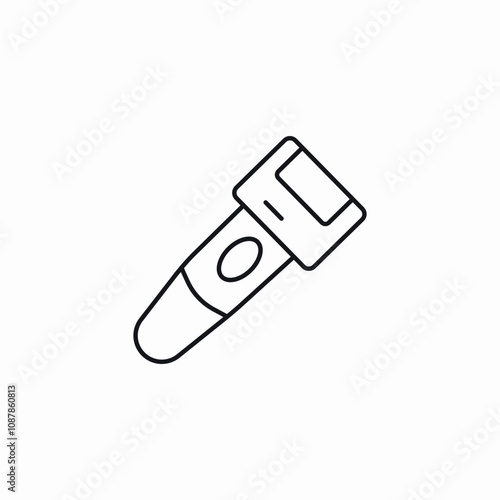 trimmer shave icon sign vector