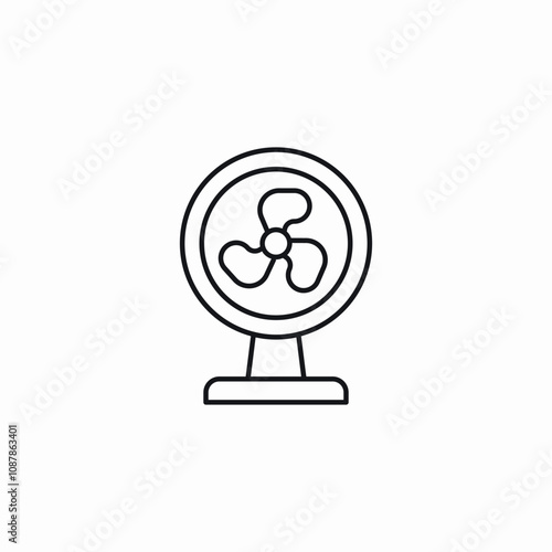 air fan icon sign vector