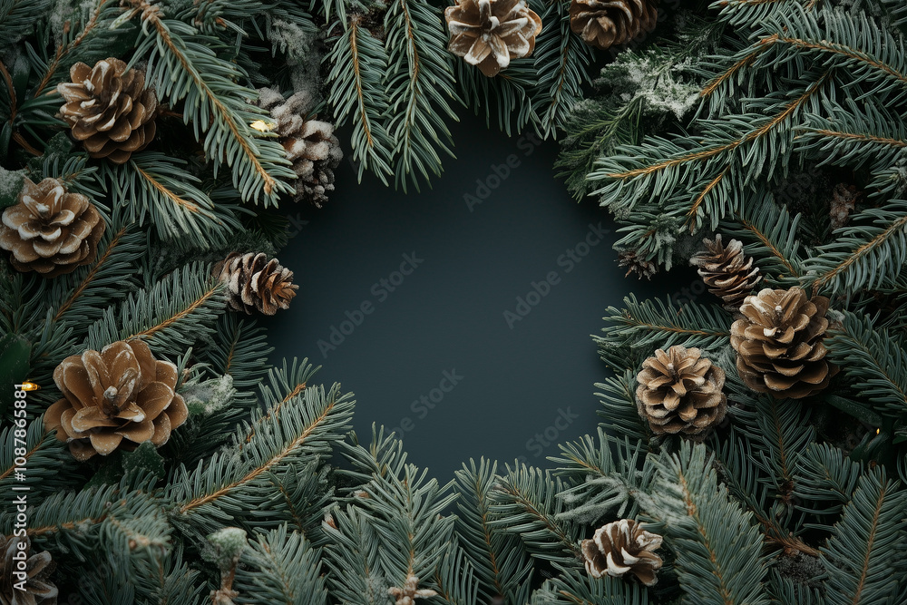 Christmas frame wallpaper, background Christmas frame wallpaper, background