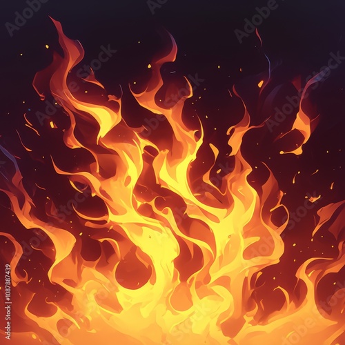 background flame