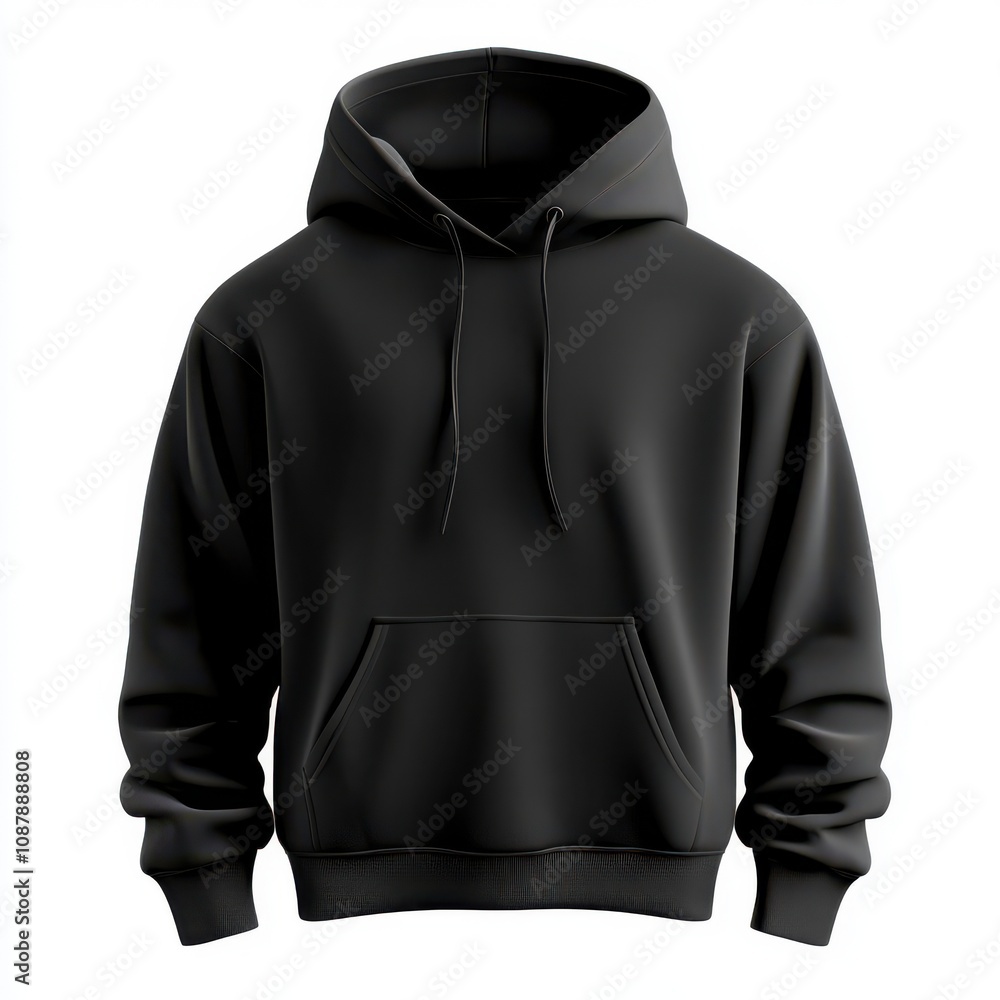 A stylish, high-quality black hoodie with a classic design, perfect for casual wear, featuring a spacious front pocket. A stylish, high-quality black hoodie with a classic design, perfect for casual wear, featuring a spacious front pocket.