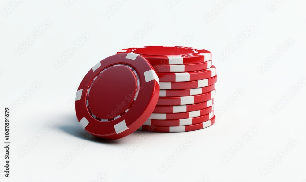 Casino chips isolated on white background. Casino chips isolated on white background.