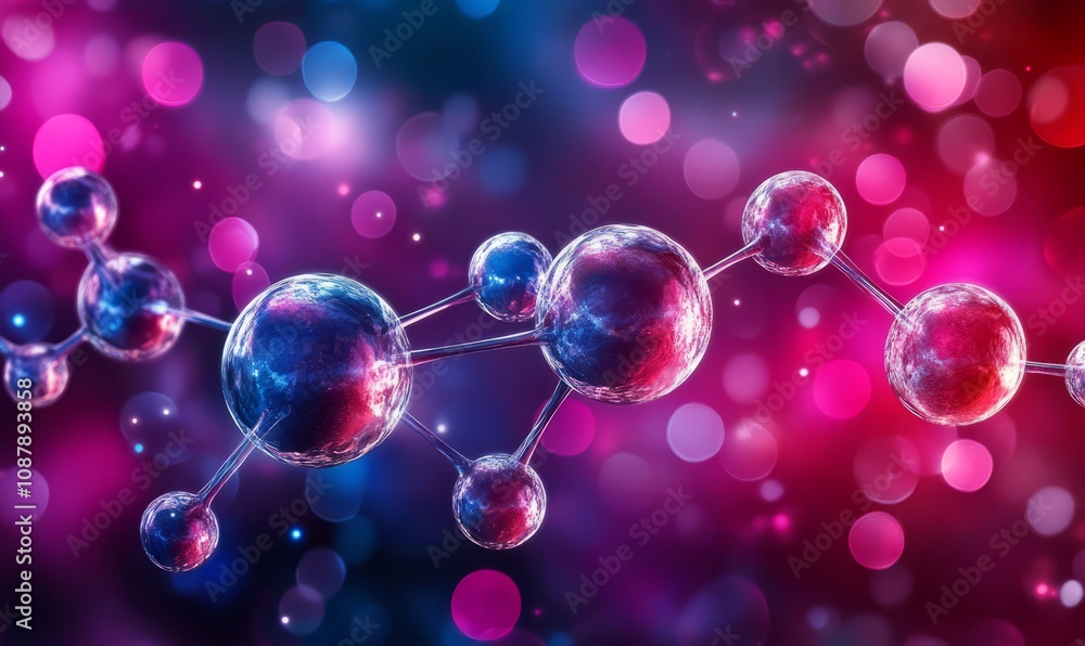 Atom Molecule Structure for Abstract Medical and Scientific Research Design Atom Molecule Structure for Abstract Medical and Scientific Research Design