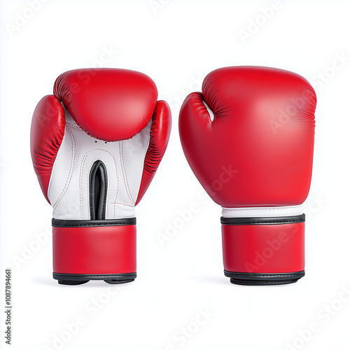 Boxing Gloves Isolated on White Background photo