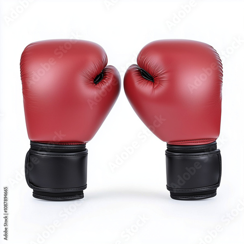 Boxing Gloves Isolated on White Background photo