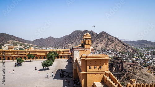 Fotografía The architecture of Amber Palace near Jaipur in India
