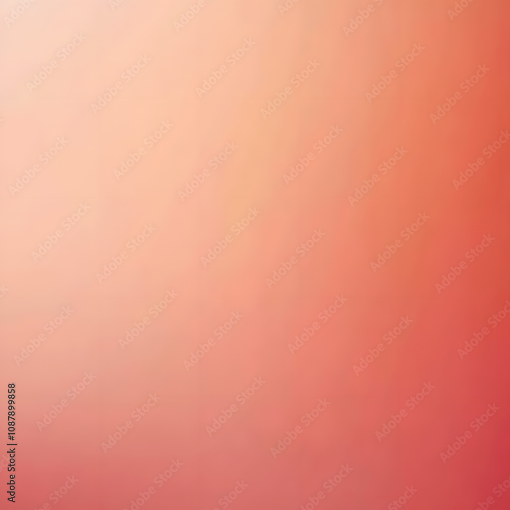 Fototapeta premium Sunset Coral Color Gradient: Embrace the Joy of Self-Care and Vibrancy