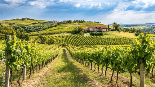 Vineyard Landscape in Tuscany