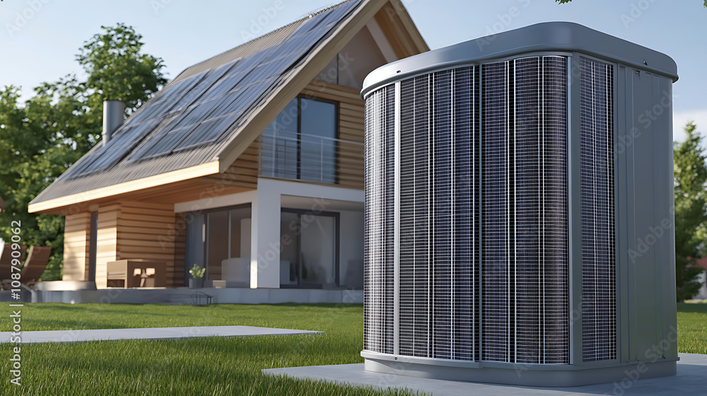 Integration of a heat pump, inverter, and solar panels as a comprehensive green energy system Integration of a heat pump, inverter, and solar panels as a comprehensive green energy system