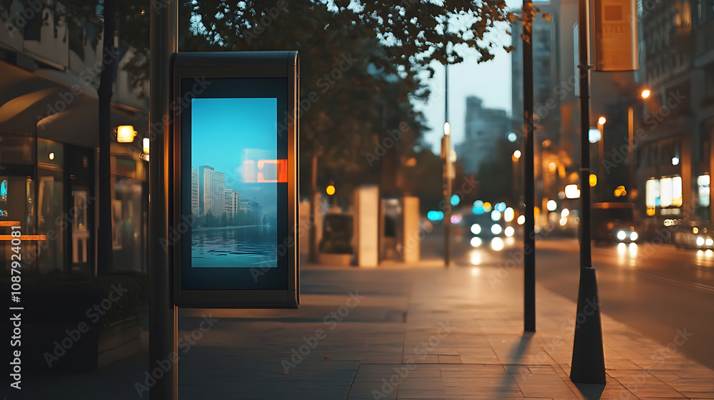 A street-style poster displayed on a public bulletin board, representing urban communication A street-style poster displayed on a public bulletin board, representing urban communication