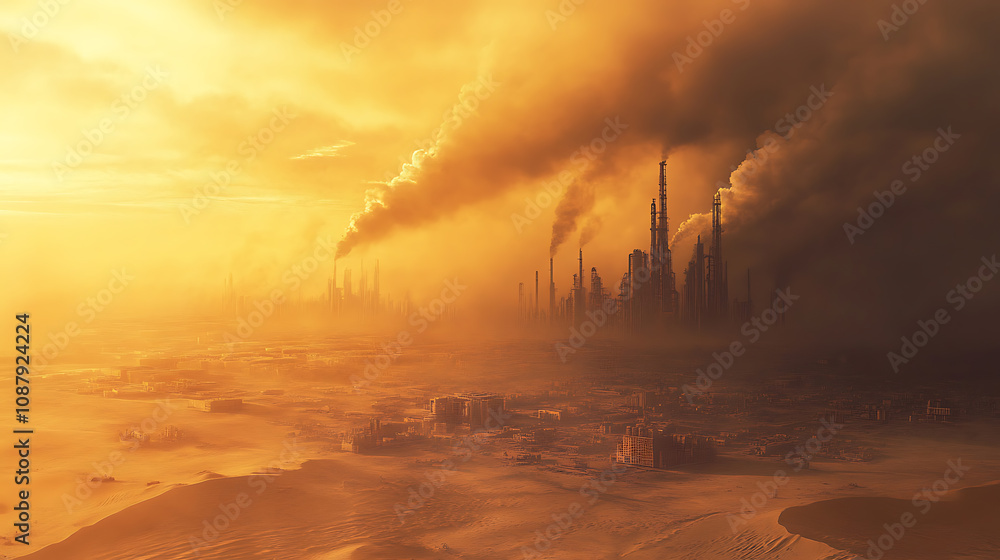 Increased sand and dust storms are occurring in fossil fuel-producing regions due to climate change Increased sand and dust storms are occurring in fossil fuel-producing regions due to climate change