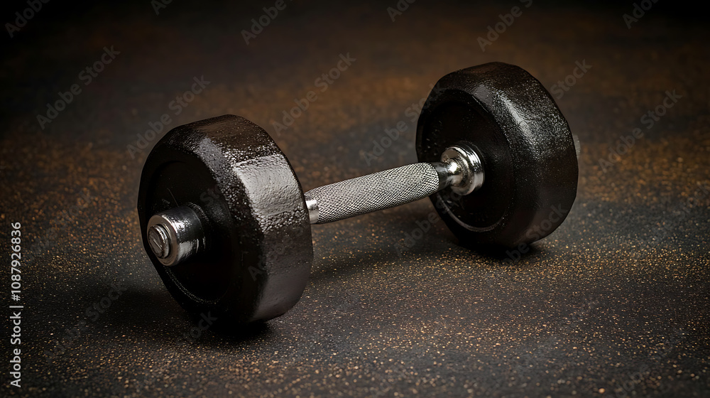 Dumbbells in the gym, gym background Dumbbells in the gym, gym background