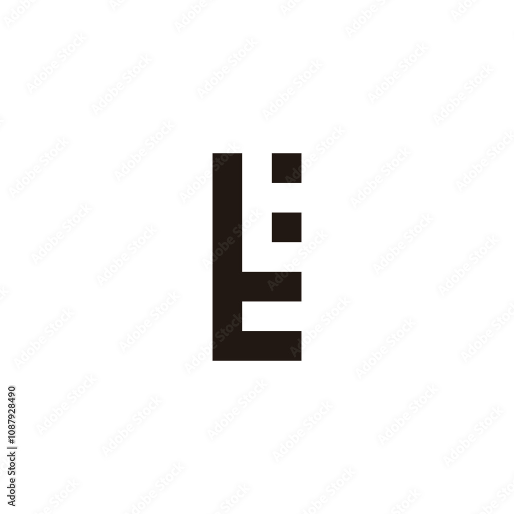 Letter t and t square geometric symbol simple logo vector Letter t and t square geometric symbol simple logo vector
