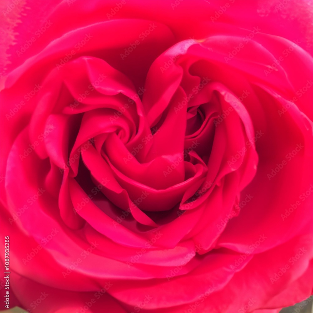 Close-Up of Heart-Shaped Rose Petals in Bloom. stunning macro photograph captures the delicate, swirling petals of a vibrant pink rose, naturally forming a heart shape at the center. Close-Up of Heart-Shaped Rose Petals in Bloom. stunning macro photograph captures the delicate, swirling petals of a vibrant pink rose, naturally forming a heart shape at the center.