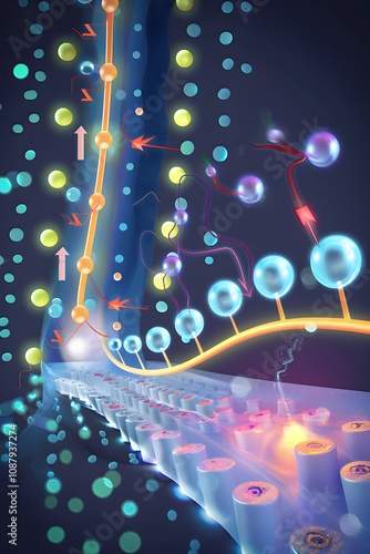 Comprehensive Illustration of PN Junction Concept with Biasing Conditions photo