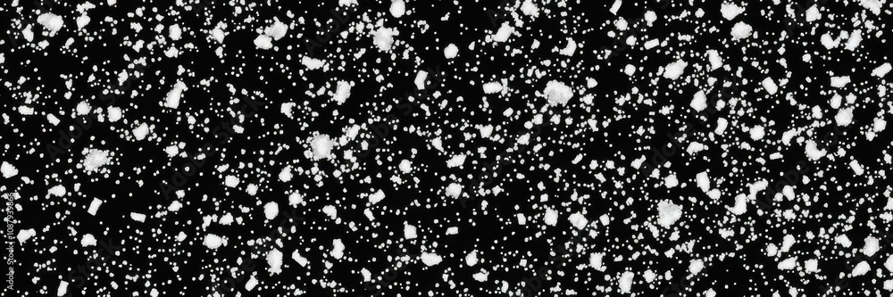 Heavy snowfall creating a serene winter scene against a black background, weather Heavy snowfall creating a serene winter scene against a black background, weather