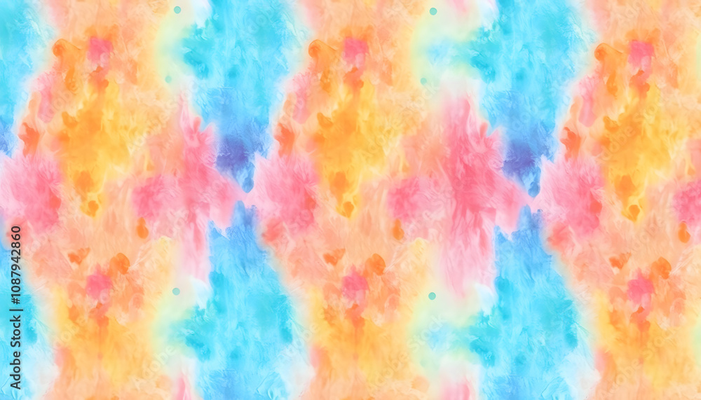 Tie dye png pattern on watercolor transparent background, craft clay Tie dye png pattern on watercolor transparent background, craft clay
