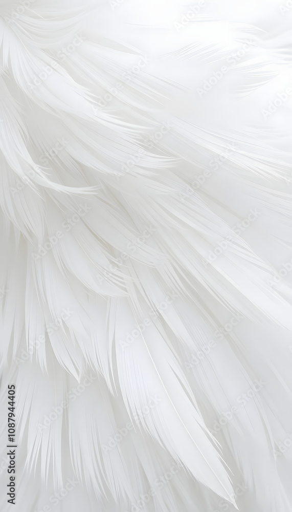 Beautiful white feather wooly pattern texture background, isometry Beautiful white feather wooly pattern texture background, isometry