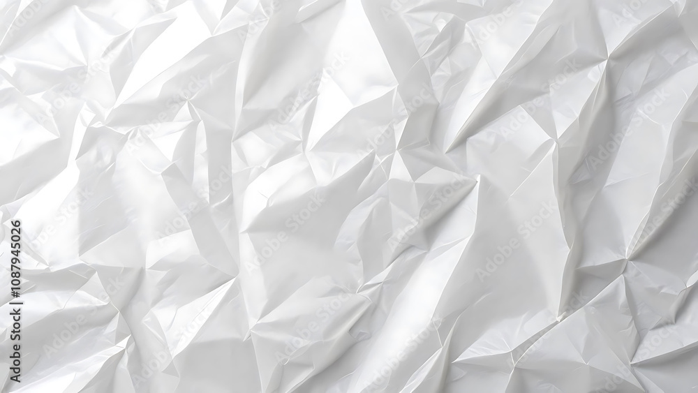 Obraz premium Overlapping translucent wax paper with random creases and light smudges