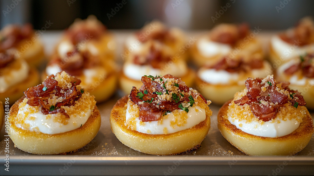 clams casino topped with breadcrumbs, bacon, and parmesan, offering a savory and indulgent dish perfect for seafood lovers and fine dining experiences clams casino topped with breadcrumbs, bacon, and parmesan, offering a savory and indulgent dish perfect for seafood lovers and fine dining experiences