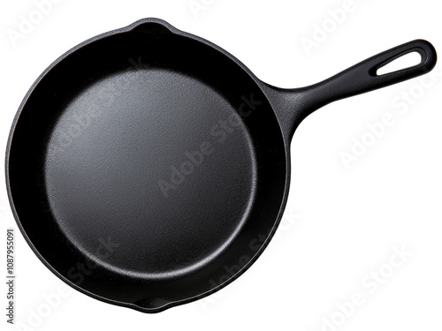 Cast Iron Skillet with Smooth Surface for Cooking photo