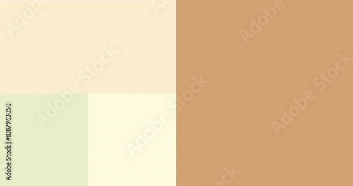 White green and brown color palette. The white and green color palette is on the left side of the image and the brown color palette is on the right side image. background for business finance texture