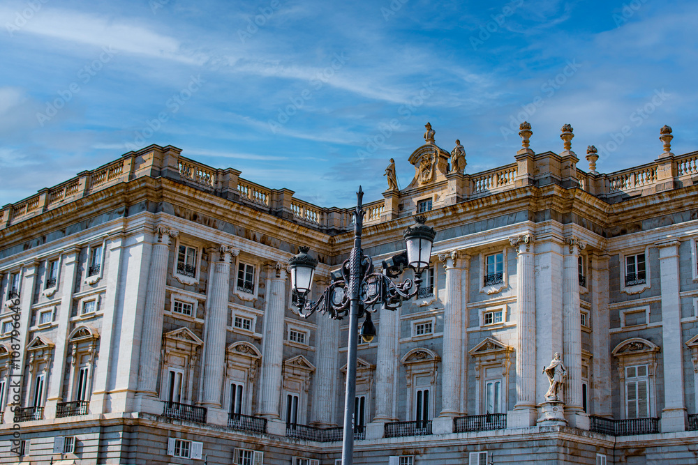 Fototapeta premium the facade of the palace
