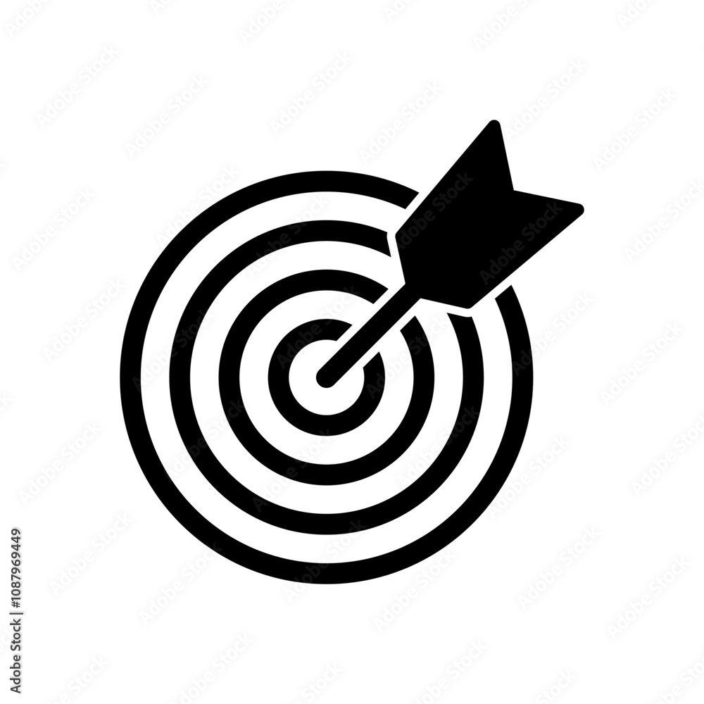 Target icon vector. goal icon vector. target marketing sign and symbol Target icon vector. goal icon vector. target marketing sign and symbol