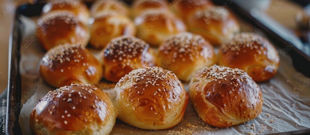 Baked Sweet Buns On A Baking Sheet With A Ruddy Crust Homemade Delicious Cakes Baked Sweet Buns On A Baking Sheet With A Ruddy Crust Homemade Delicious Cakes