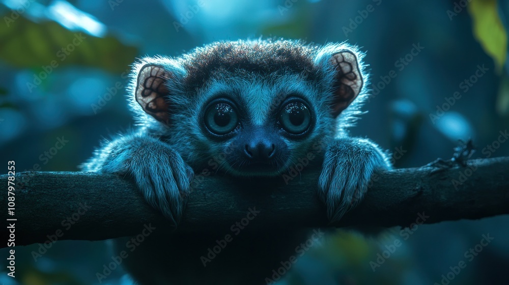 Fototapeta premium Cute Lemur in the Forest