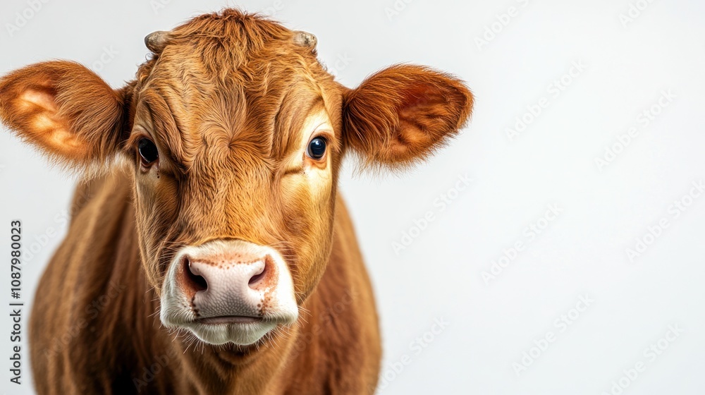 Close Up Portrait of a Curious Cow Close Up Portrait of a Curious Cow