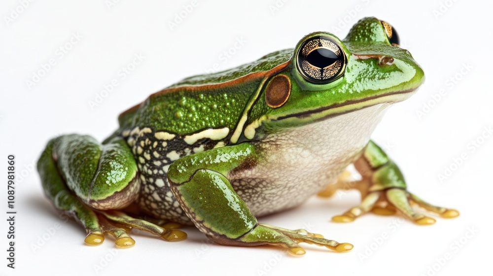 Obraz premium Green Tree Frog Portrait