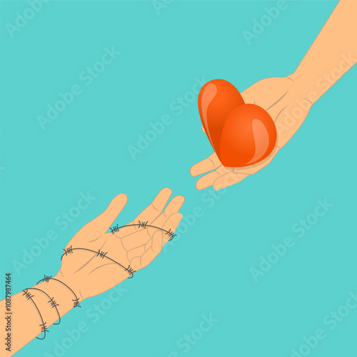 3D Isometric Flat Vector Illustration of Toxic Relationships, Manipulations and Psychological Abuse