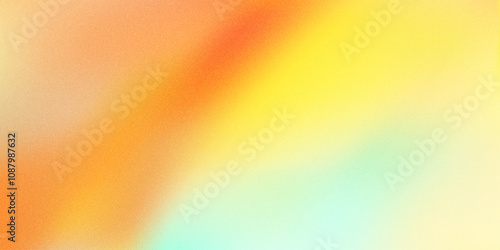Orange gradient background, abstract peach orange grain gradation texture, vector yellow noise texture blur abstract background