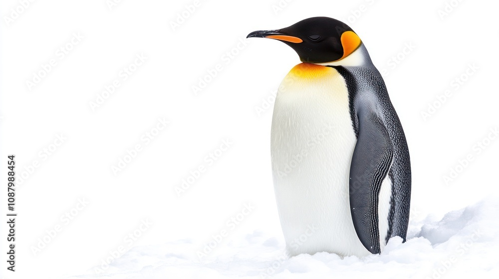Fototapeta premium King Penguin in the Snow