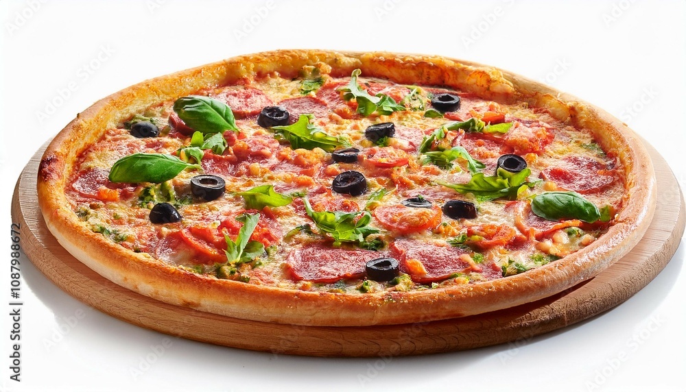 pizza fastfood isolated pizza fastfood isolated