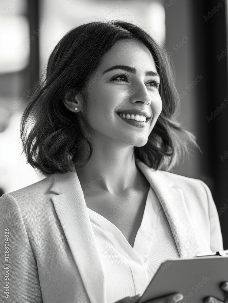 Obraz premium Business Professional Posing for Portrait