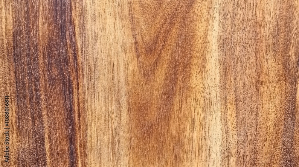 Naklejka premium A Beautifully Detailed Close-Up of Natural Wood Grain Showcasing Rich Tones and Textures Perfect for Backgrounds, Design Projects, and Crafting Ideas