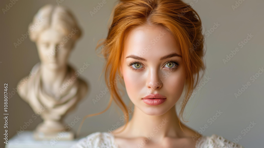 A talented young woman artist captures her vision, surrounded by vibrant colors and canvases in her creative studio. A talented young woman artist captures her vision, surrounded by vibrant colors and canvases in her creative studio.