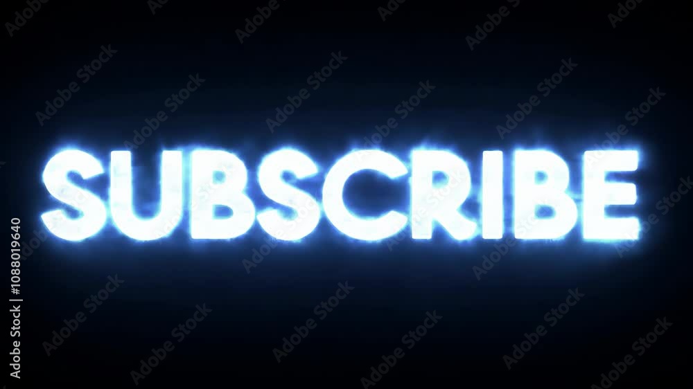 The word Subscription is shown in blue letters. It is a bright and bold font. The letters are outlined in white The word Subscription is shown in blue letters. It is a bright and bold font. The letters are outlined in white